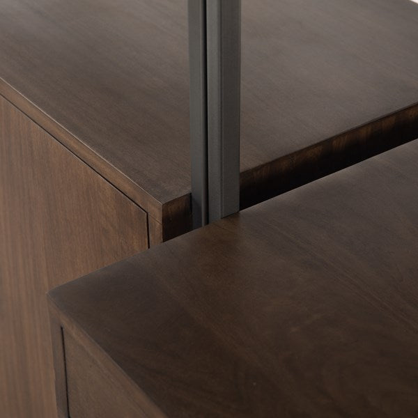Four Hands Trey Modular Wall Bookcase Desk