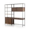 Four Hands Trey Modular Wall Bookcase Desk