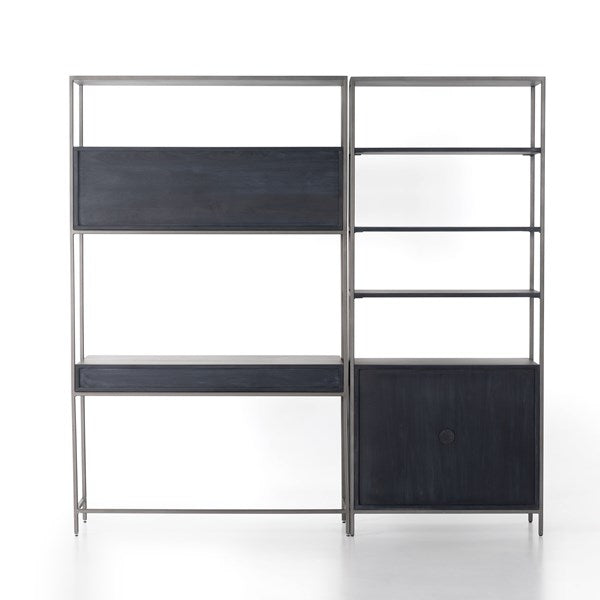 Four Hands Trey Modular Wall Bookcase Desk
