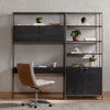 Four Hands Trey Modular Wall Bookcase Desk