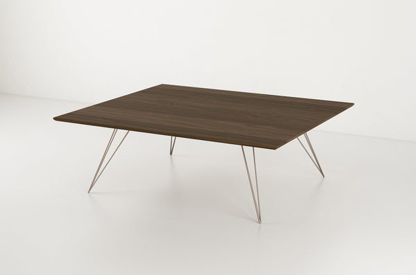 Tronk Williams Coffee Table - Square Small Maple Blood Red