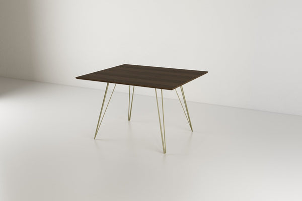 Tronk Williams Dining Table - Square Small Maple Blood Red