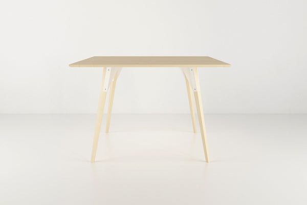 Tronk Clarke Dining Table - Square Small Walnut Black