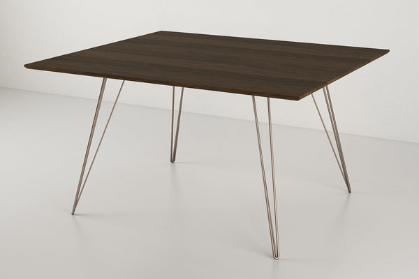 Tronk Williams Dining Table - Rectangular Small Maple Blood Red