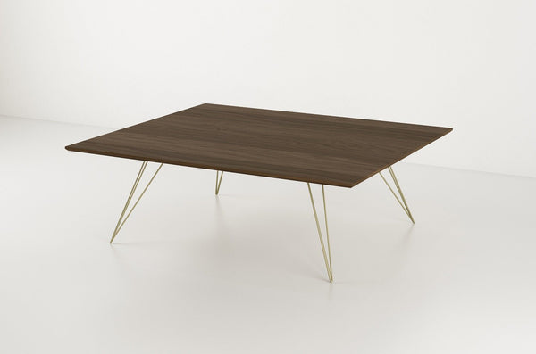 Tronk Williams Coffee Table - Square Small Maple Blood Red