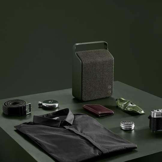 Vifa Oslo Bluetooth Wireless Portable Speaker Mountain Blue 