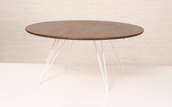 Tronk Williams Coffee Table - Circular Small Maple Blood Red
