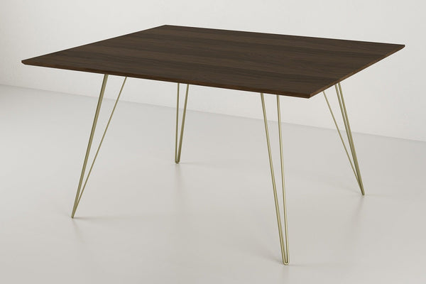Tronk Williams Dining Table - Rectangular Small Maple Blood Red
