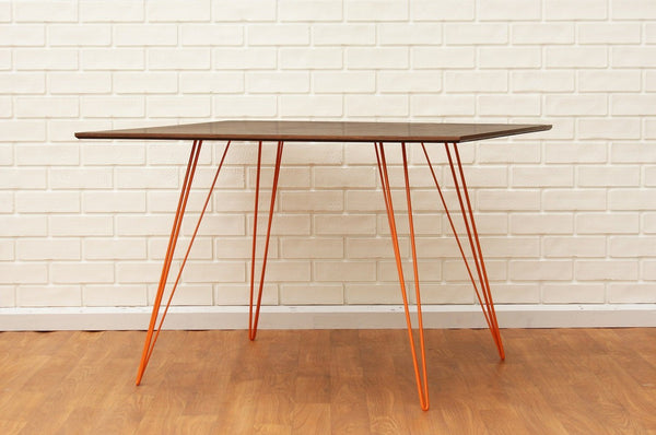 Tronk Williams Dining Table - Square Small Maple Blood Red