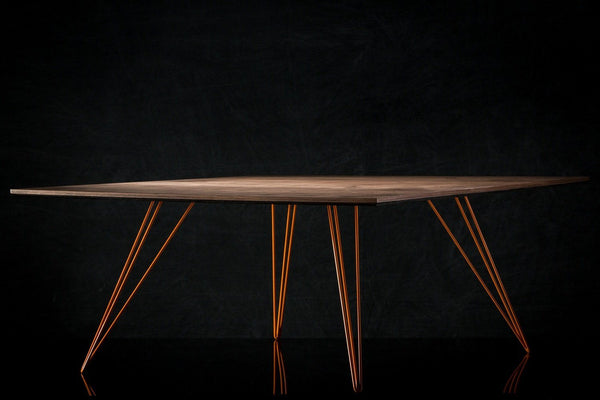 Tronk Williams Coffee Table - Square Small Maple Blood Red