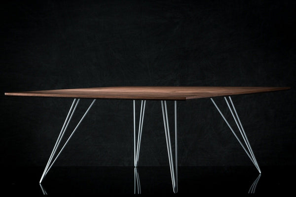 Tronk Williams Coffee Table - Square Small Maple Blood Red