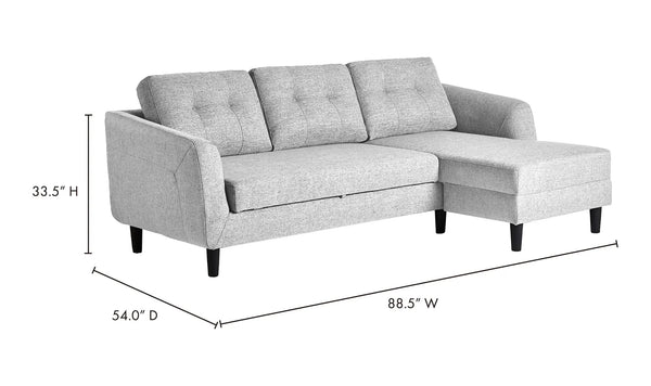 Moe's Belagio Sofa Bed w/ Chaise
