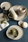 Canvas Home Shell Bisque 16 Piece Place Setting 
