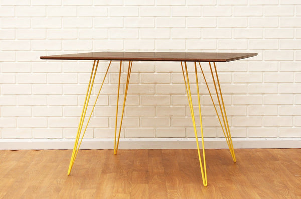 Tronk Williams Dining Table - Rectangular Small Maple Blood Red