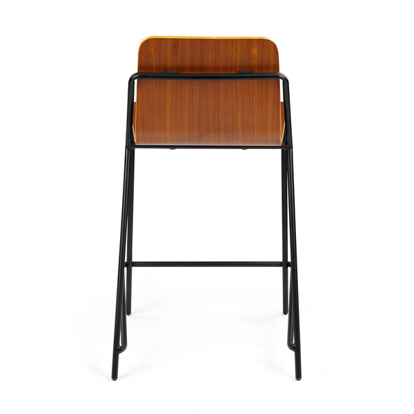 M.A.D. Sling Counter Stool Walnut / Black 