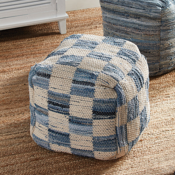 Napa Home & Garden Barclay Butera Denim Pouf