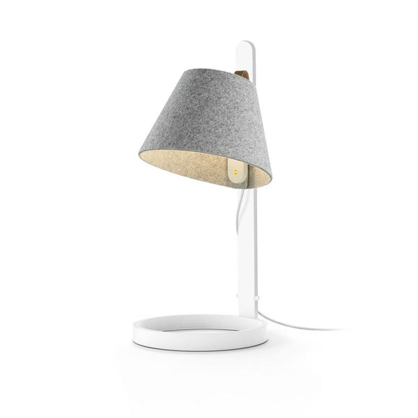 Pablo Lana Mini Table Lamp White Stone/Grey 