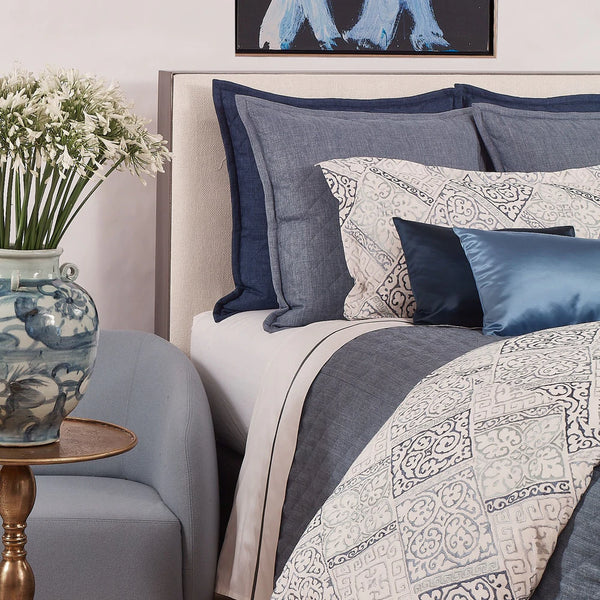 Ann Gish Faux Linen Coverlet Set