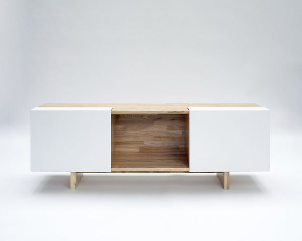 Mash Studios LAX Entertainment Shelf White Aluminum 