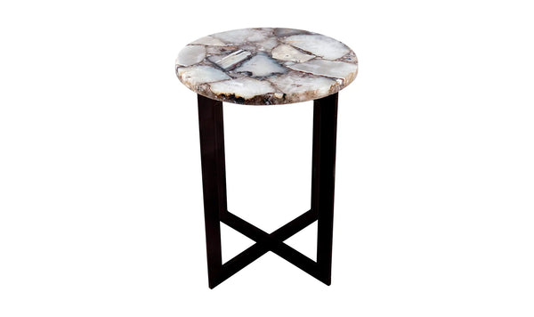 Moe's Blanca Agate Accent Table