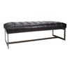 Moe's Wyatt Leather Bench