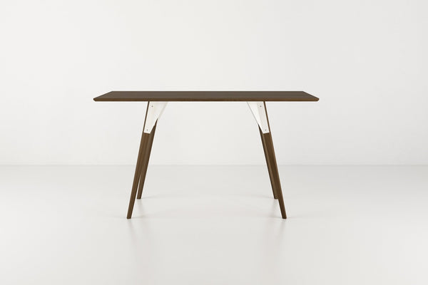 Tronk Clarke Desk No Drawer Walnut Black