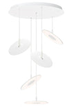 Pablo Circa Chandelier White Small 5 Lights