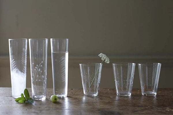 Canvas Home Sienna Etched Champagne Glasses - Set of 6 