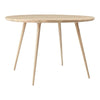 Mater Accent Dining Table Large Oak - White Matt Lacquer 