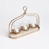 Napa Home & Garden Amara 3-Candle Hurricane