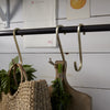Sir Madam Brass S Hooks - Set of 6