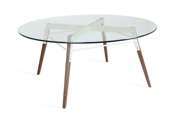 Tronk Ross Coffee Table Walnut Black 