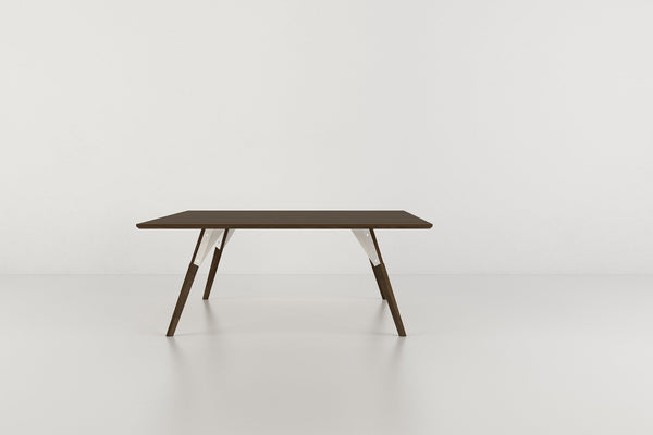 Tronk Clarke Coffee Table - Square Small Walnut Black