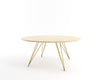 Tronk Williams Coffee Table - Circular Small Maple Mustard