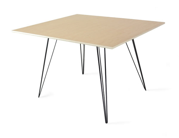 Tronk Williams Dining Table - Rectangular Small Maple Blood Red