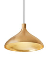 Pablo Swell Single Pendant - Wide Brass / Brass 