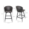 Moe's Webber Swivel Counter Stool