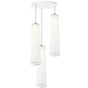 Pablo Solis Chandelier - 3 White Medium 