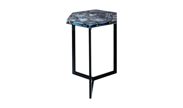 Moe's Hexagon Agate Accent Table