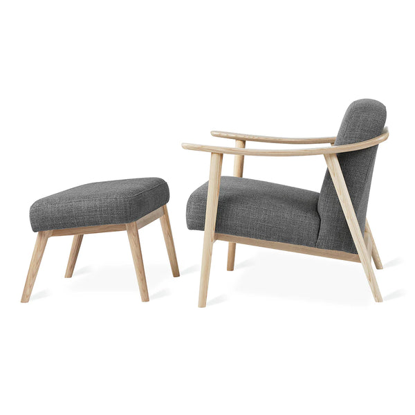 GUS Modern Baltic Chair & Ottoman