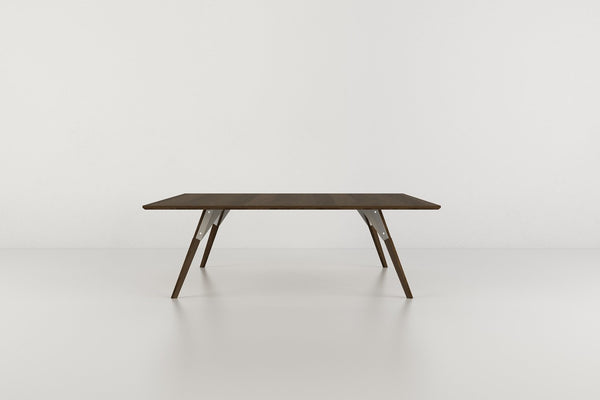 Tronk Clarke Coffee Table - Rectangular Small Walnut Black