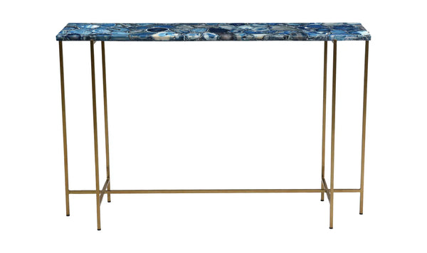 Moe's Blue Agate Console Table