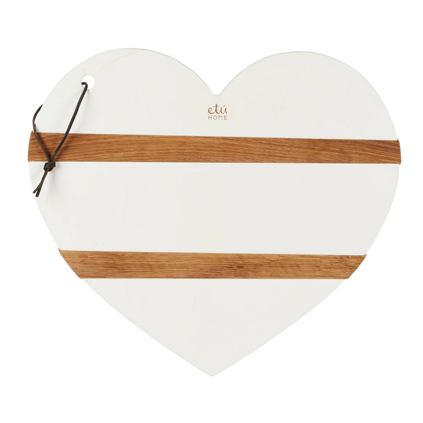 etúHOME Mod Heart Charcuterie Board