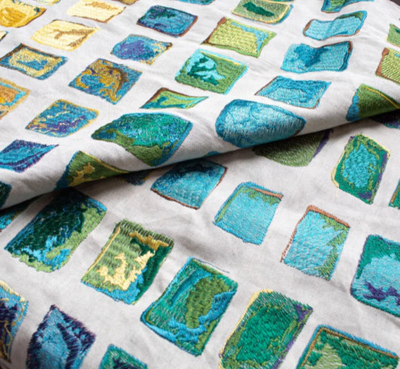 Ann Gish Tesserae Mosaic Throw