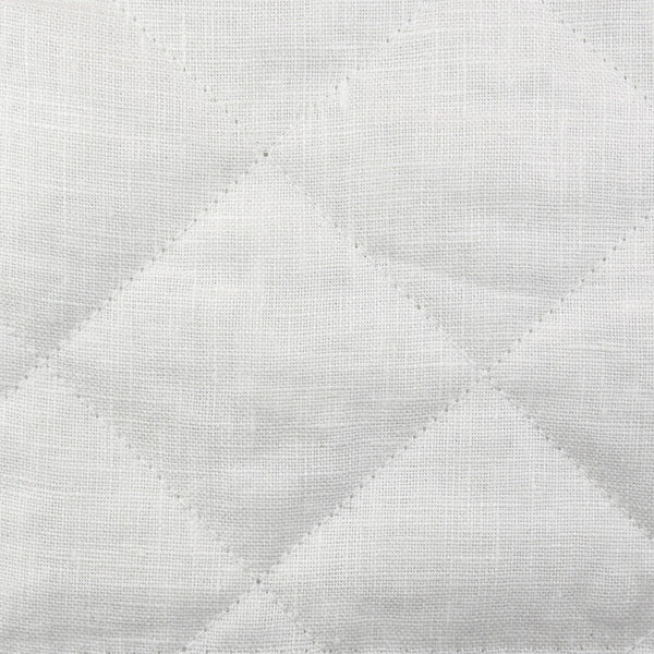 Ann Gish Linen Quilted Boudoir Sham