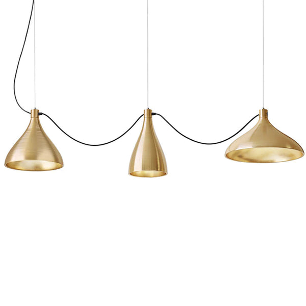 Pablo Swell String Mixed Linear Pendant - XL