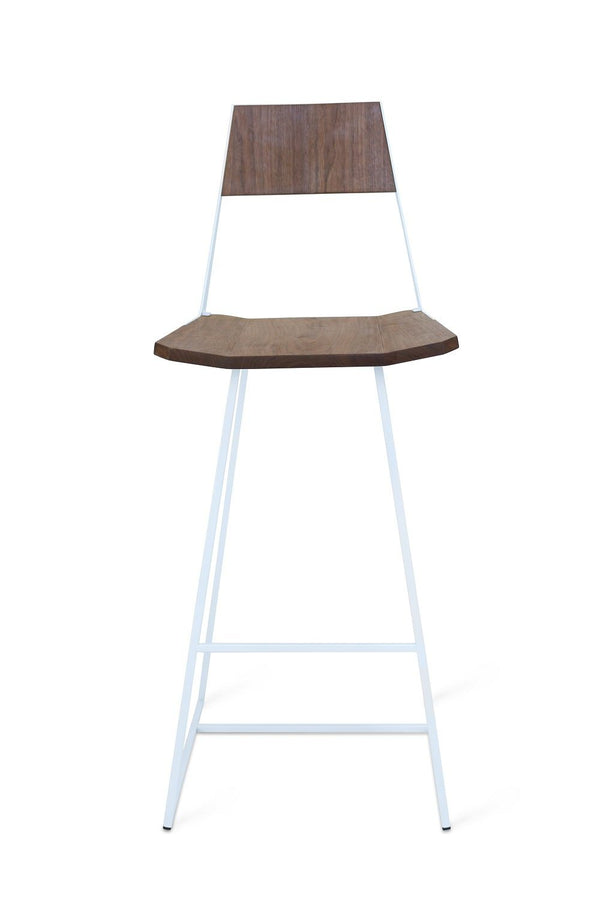 Tronk Clarkester Bar Stool 30" Walnut Black 