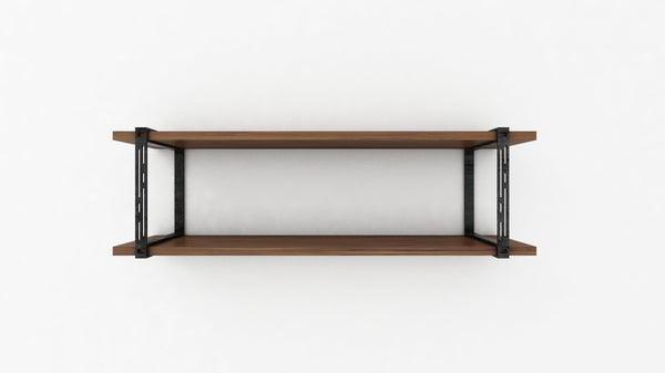 Tronk Evans Shelving System Package A Black Walnut