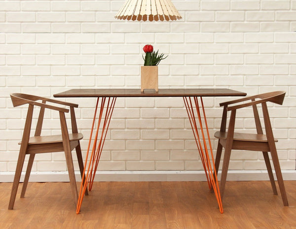 Tronk Williams Dining Table - Square Small Maple Blood Red