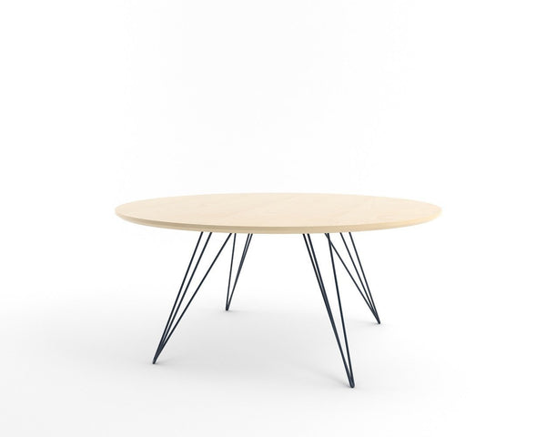 Tronk Williams Coffee Table - Circular Small Maple Blood Red